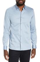 Men's Ted Baker London Crazee Slim Fit Stretch Sport Shirt (m) - Blue