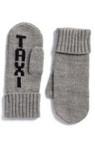 Women's Kate Spade New York Taxi Mittens, Size - Grey
