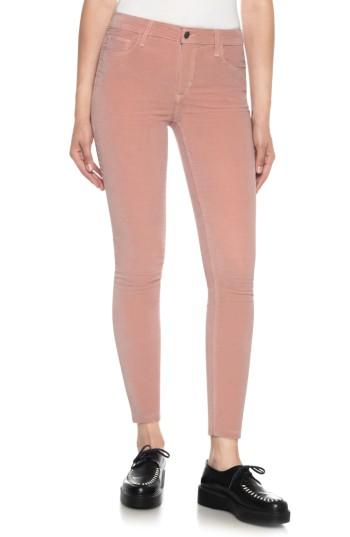 Women's Joe's Icon Velvet Ankle Skinny Pants - Pink