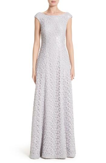Women's St. John Evening Gita Guipure Lace Gown