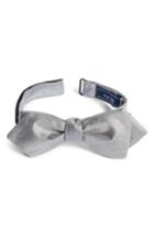 Men's The Tie Bar Flicker Self Bow Tie, Size - Grey
