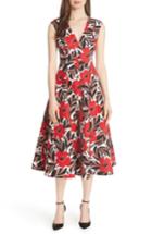 Women's Kate Spade New York Poppy Field Structured Midi Dress - Red