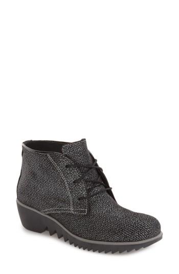 Women's Wolky 'dusty' Hidden Wedge Bootie .5-6us / 36eu - Black