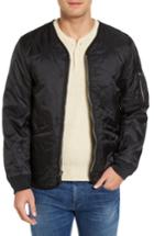 Men's Alpha Industries Pioneer Quilted Bomber Jacket, Size - Black