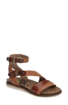 Women's Otbt March On Flat Sandal M - Brown