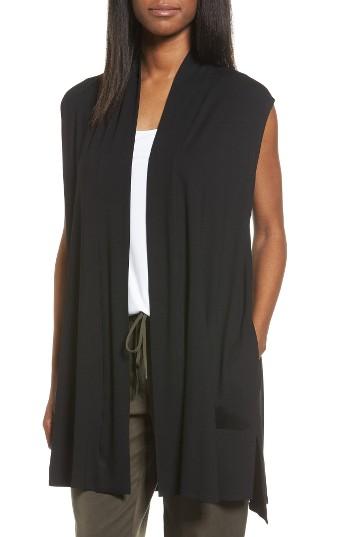 Women's Eilen Fisher Long Jersey Vest