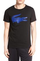 Men's Lacoste Sport Croc Graphic T-shirt (s) - Black