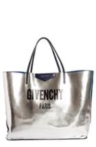 Givenchy Antigona Reversible Logo Tote - Blue