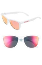 Women's Oakley Frogskins 54mm Sunglasses - Polished White/ Ruby Iridium