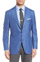 Men's Peter Millar Classic Fit Wool Blend Blazer R - Blue
