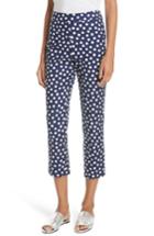 Women's Kate Spade New York Cloud Print Stretch Cotton Jacquard Pants