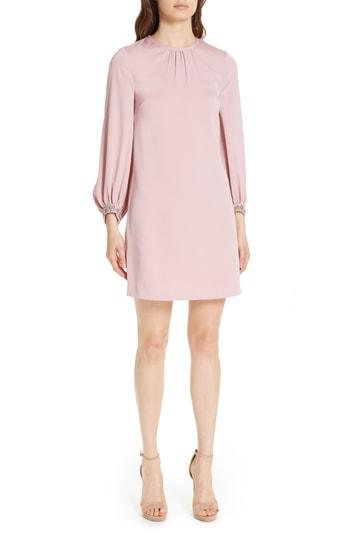 Women's Ted Baker London Joele Embellished Cuff Shift Dress