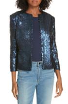 Women's Helene Berman Sequin Jacket - Blue