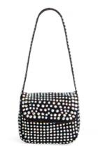 Topshop Kiki Embellished Shoulder Bag - Black