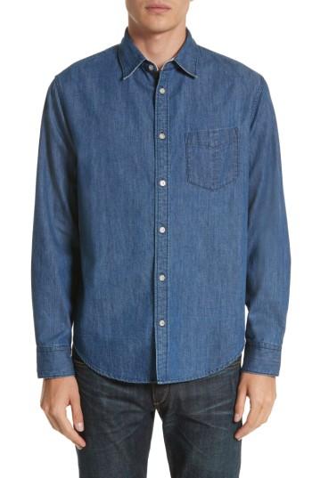 Men's Rag & Bone Fit 3 Woven Denim Shirt