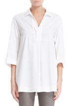 Women's Lafayette 148 New York Mina Stretch Cotton Blouse
