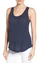 Women's Loyal Hana Paige Maternity/nursing Tank Top - Blue