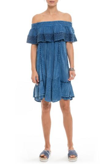 Women's Muche Et Muchette Gavin Ruffle Cover-up Dress, Size - Blue