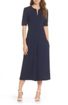 Women's Vince Camuto Crepe Culotte Jumpsuit - Blue