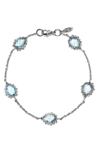 Women's Anzie Dew Drop Blue Topaz Bracelet