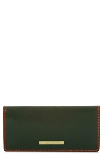 Women's Brahmin Ady Leather Wallet - Green