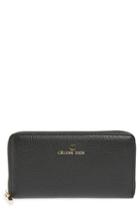 Women's Celine Dion Adagio Leather Wallet - Black