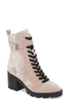 Women's Marc Fisher D Waren Ii Combat Boot, Size 5 M - Pink