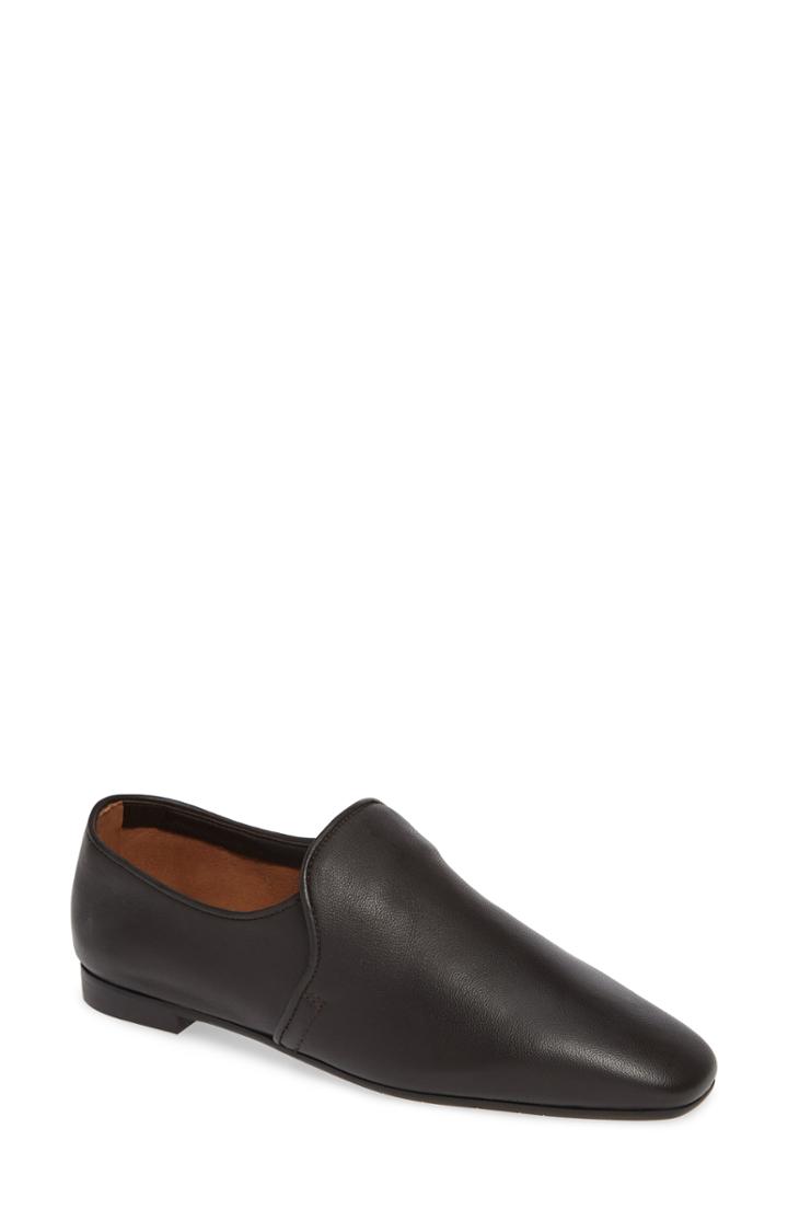 Women's Aquatalia Revy Weatherporoof Loafer .5 M - Brown