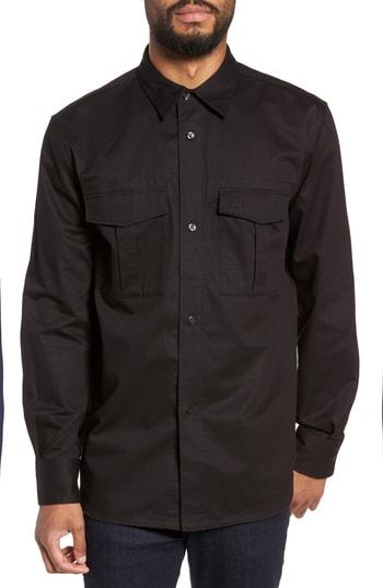 Men's Fred Perry Utility Sport Shirt - Black