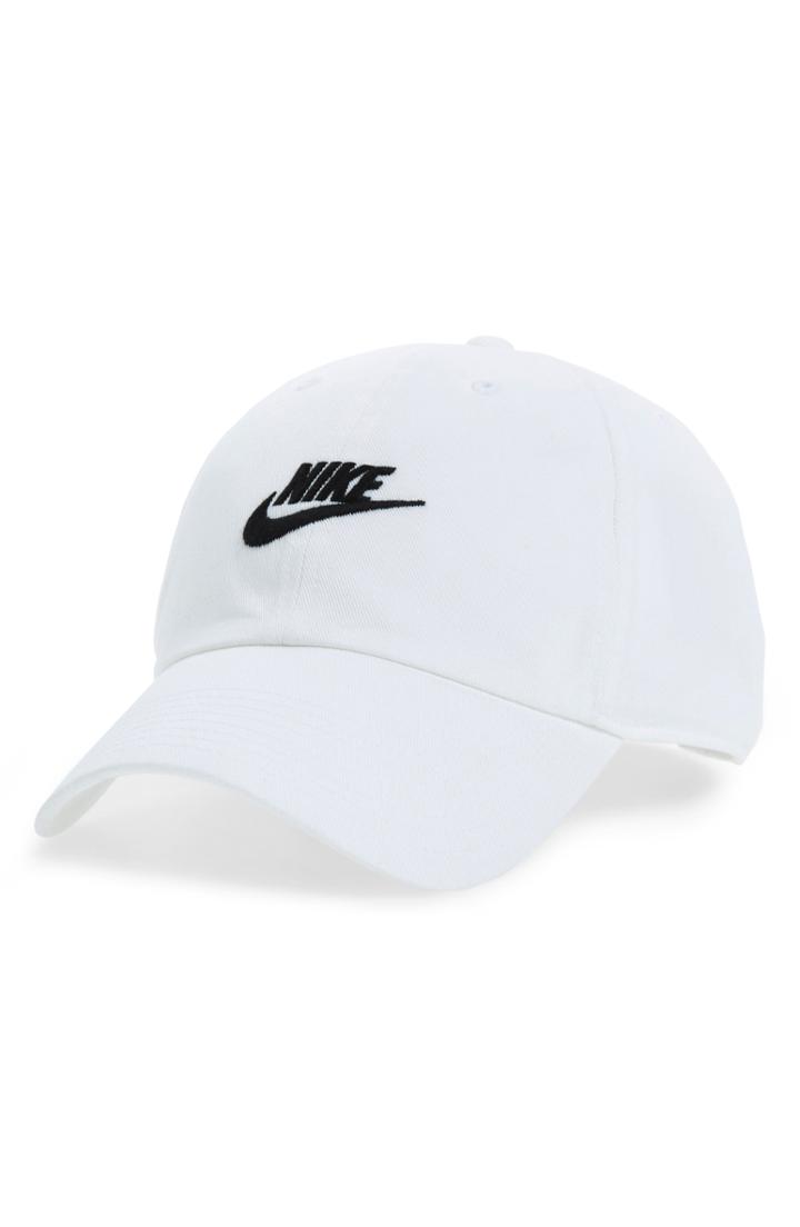 Men's Nike Futura Washed Cap - White
