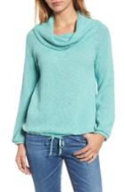 Women's Caslon Convertible Off The Shoulder Pullover - Green