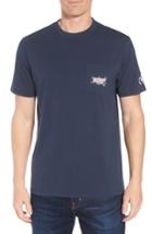 Men's Vineyard Vines X Shark Week(tm) Circling Sharks Pocket T-shirt - Blue