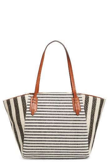 Sole Society Rooney Trapeze Tote - Black