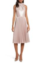 Women's Ted Baker London Bow Neck Fit & Flare Dress - Pink