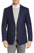 Men's J.b. Britches Classic Fit Wool Blazer R - Blue
