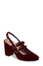 Women's Bella Vita Nessa Slingback Mary Jane Pump M - Burgundy