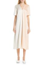 Women's Partow Two-tone Sateen Midi Dress