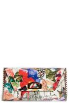 Christian Louboutin Vero Dodat Trash Print Patent Leather Clutch -