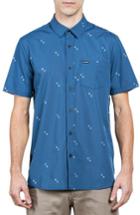 Men's Volcom Floyd Woven Shirt - Blue