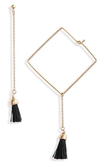 Women's Canvas Jewelry Mismatch Tassel Earrings
