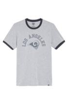 Men's 47 Brand Los Angeles Rams Ringer T-shirt - Grey