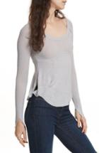 Women's Free People Super Scoop Top - Grey