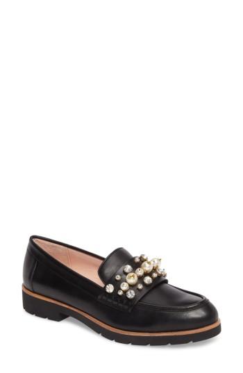 Women's Kate Spade New York Karry Too Embellished Loafer .5 M - Black