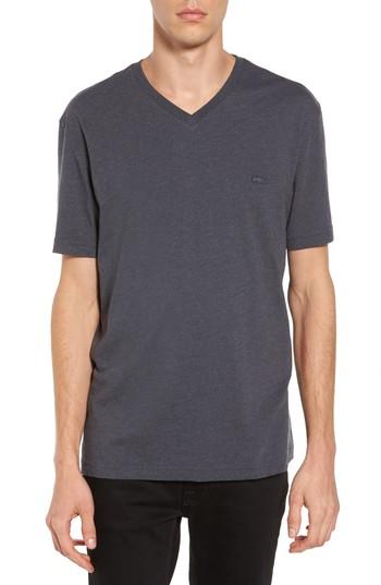 Men's Lacoste V-neck T-shirt (xl) - Grey