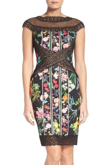 Women's Tadashi Shoji Floral Print Sheath Dress