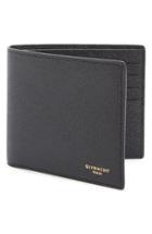 Men's Givenchy Calfskin Leather Bifold Wallet - Black