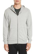 Men's Wings + Horns Zip Hoodie - Grey