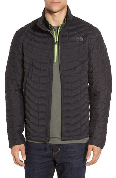 Men's The North Face Packable Stretch Thermoball(tm) Primaloft Jacket - Black