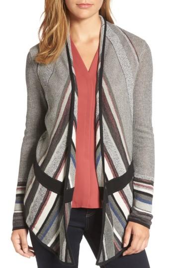 Women's Nic+zoe Mirror Image Cardigan - Grey