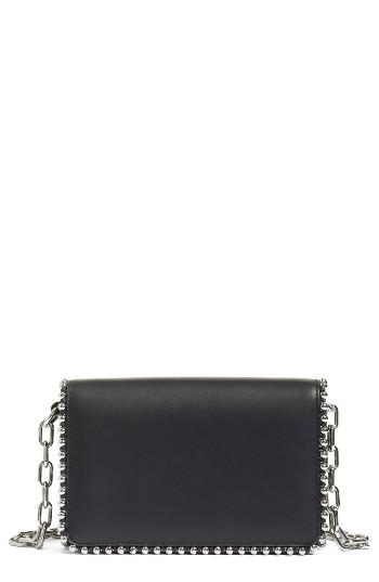 Alexander Wang Biker Studded Leather Crossbody Bag - Black